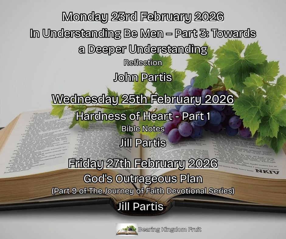 Coming This Week on Bearing Kingdom Fruit