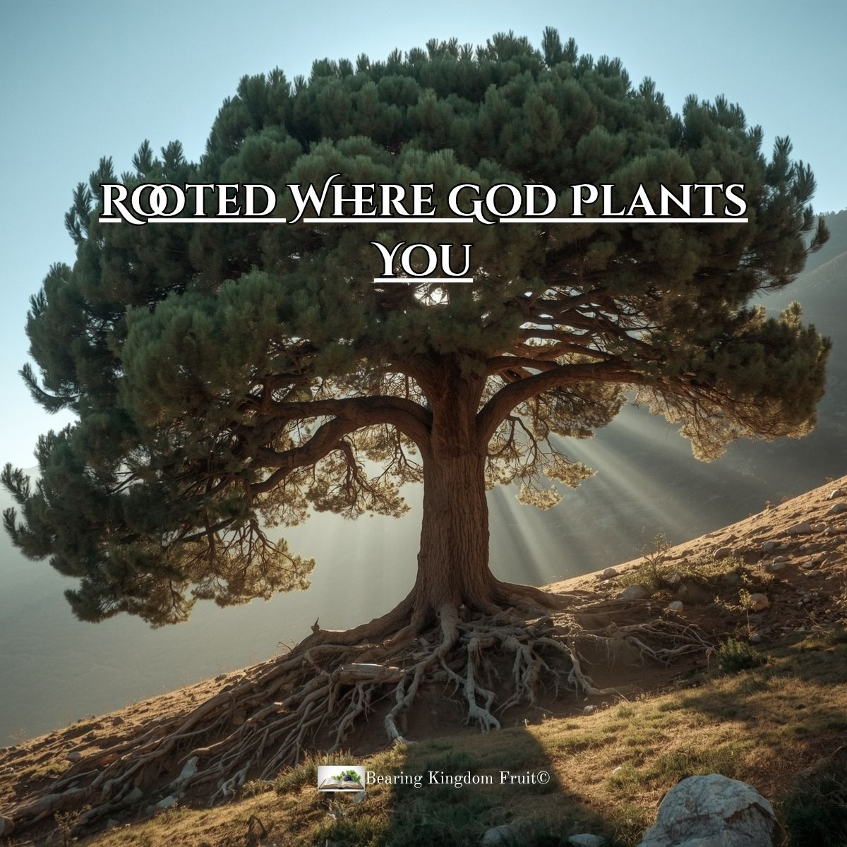 ROOTED WHERE GOD PLANTS YOU